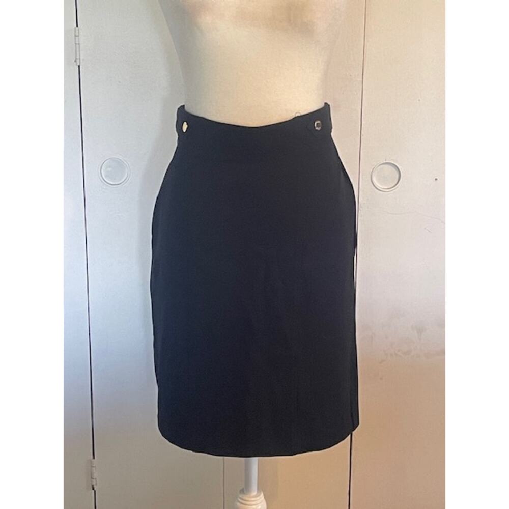 Anne Klein Women's Size 8 Black Pencil Skirt‎